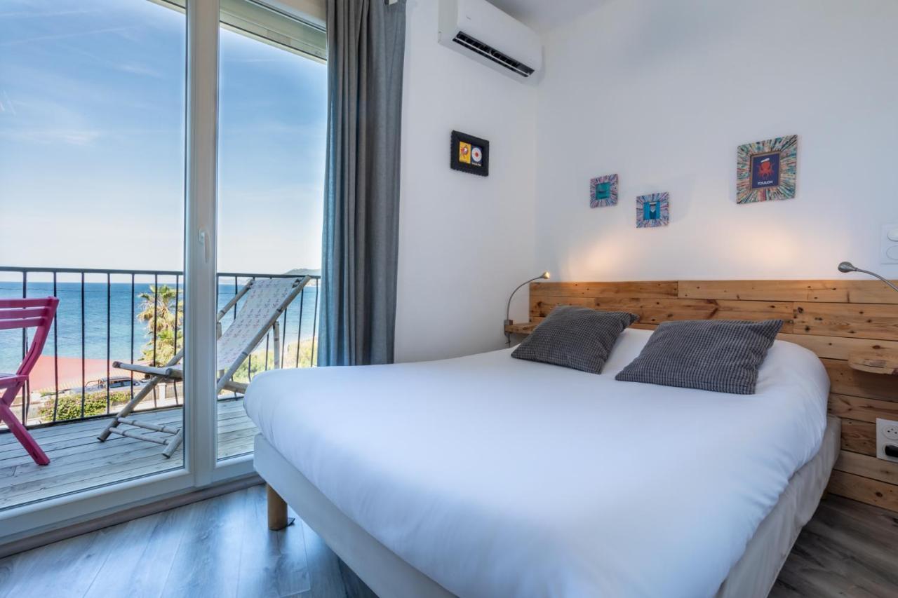 Hôtel Almanarre Plage - Hôtel Eco-Responsable Hyères Exterior foto
