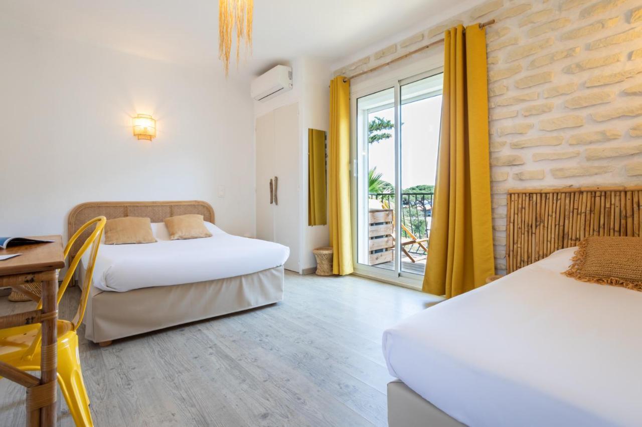 Hôtel Almanarre Plage - Hôtel Eco-Responsable Hyères Exterior foto