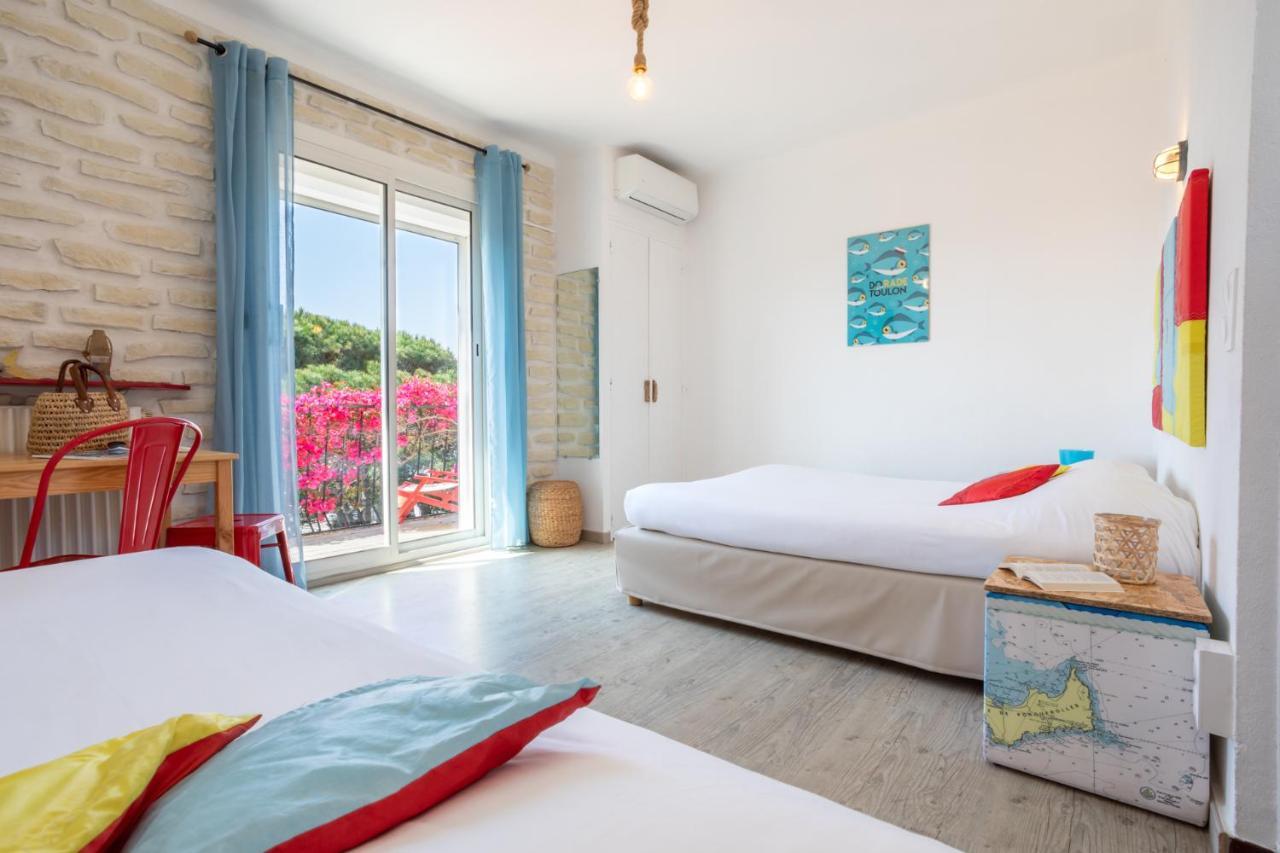 Hôtel Almanarre Plage - Hôtel Eco-Responsable Hyères Exterior foto